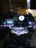 TomTom Rider mounted...