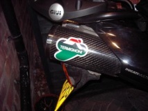 Termi decals in Italian flag colors