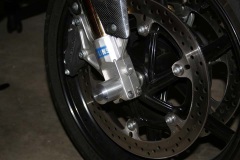 Homemade front axle slider