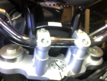 25mm silver SW- MOTECH Risers