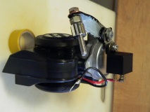 Stebel horn - packing behind bike bracket