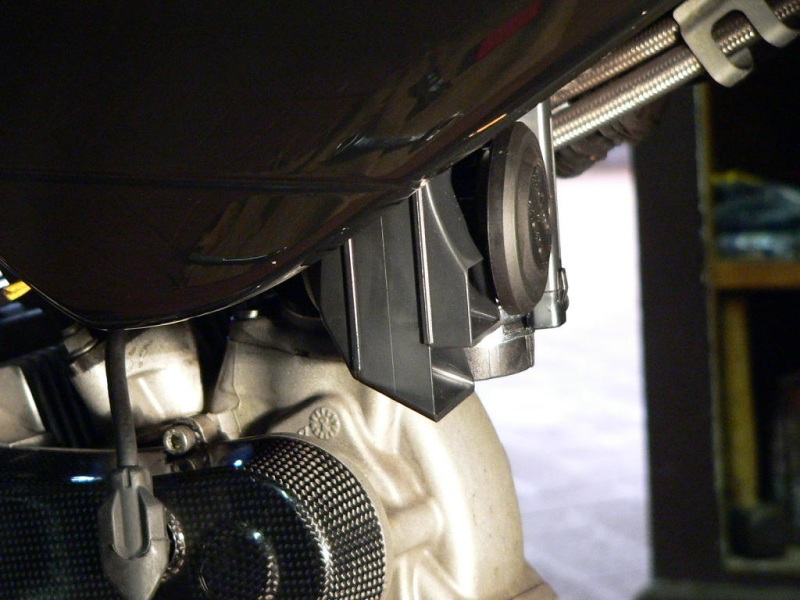 Stebel horn - side view mounted