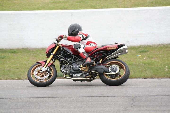 loudbike Hyperstrada at Mosport