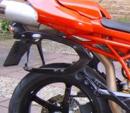 Panniers mounting closeup