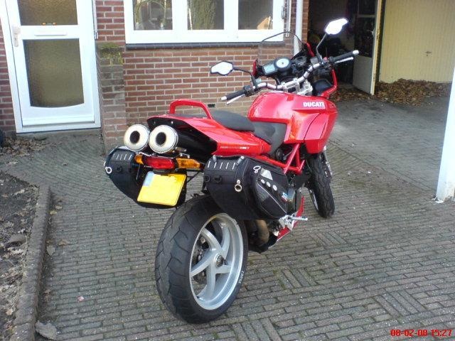 Oxford panniers on home-made rack
