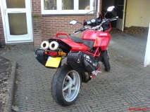 Oxford panniers on home-made rack