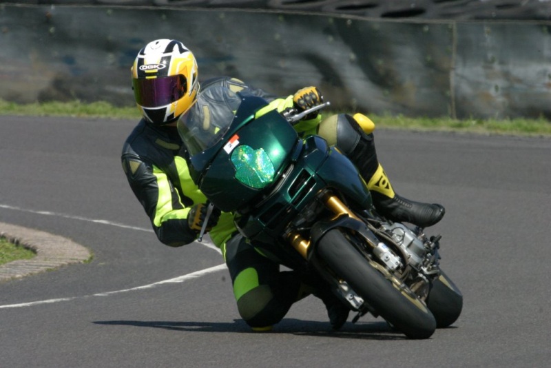 Lean angle with rearsets