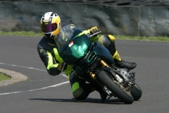 Lean angle with rearsets