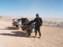 Dust storm in Coober Pedy