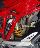 Pro-Oiler feed line routing