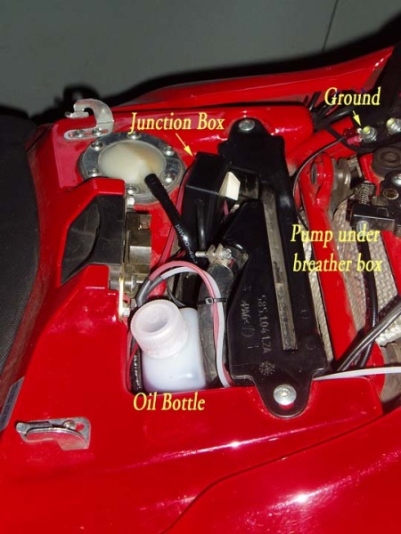 Pro-Oiler- under passenger seat