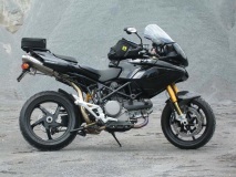titanium Remus/Tourateck rear bag/Wolfman tank bag