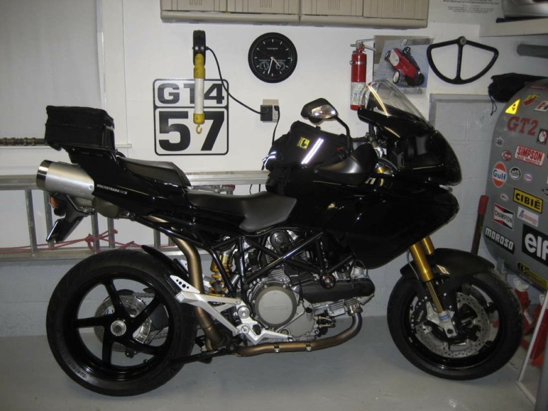 Expanded Touratech 055-1202 topcase w/H&B rack, Wolfman Explorer Lite tank bag