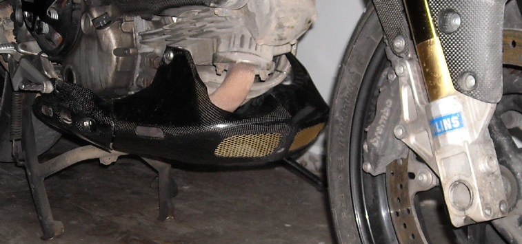 mesh on engine lug (a)