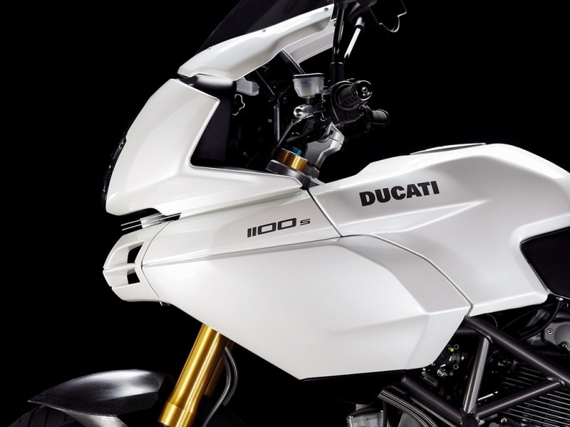 White 1100S tank detail