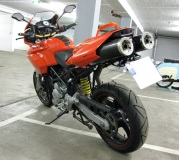 License plate support & LED tail light