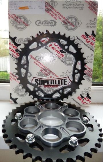JT Quick Change carrier and Superlite 530 42 tooth Sprocket