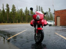 Hail in Yellowstone