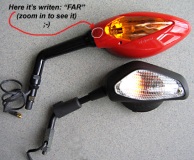 DP mirrors (made by FAR)