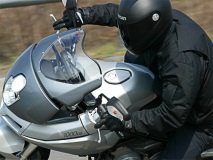 Cornering, close-up