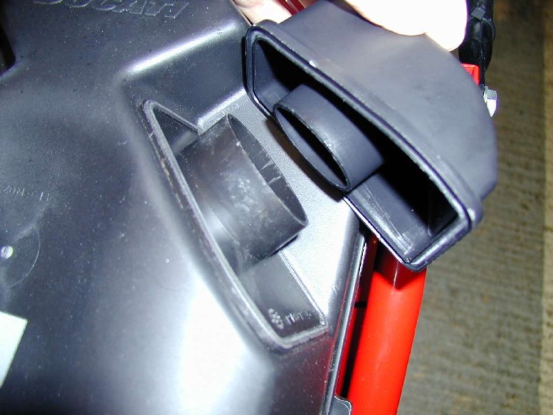 Airbox restrictor - view of parts