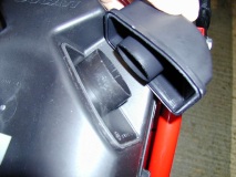 Airbox restrictor - view of parts