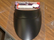 Pyramid plastic fender extender for R1150GS