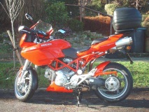 Extended fender using Monster mudguard