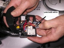 light switch removed