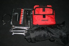 Luggage net in glovebox - what can fit