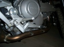 trackday wear on peg and breaklever